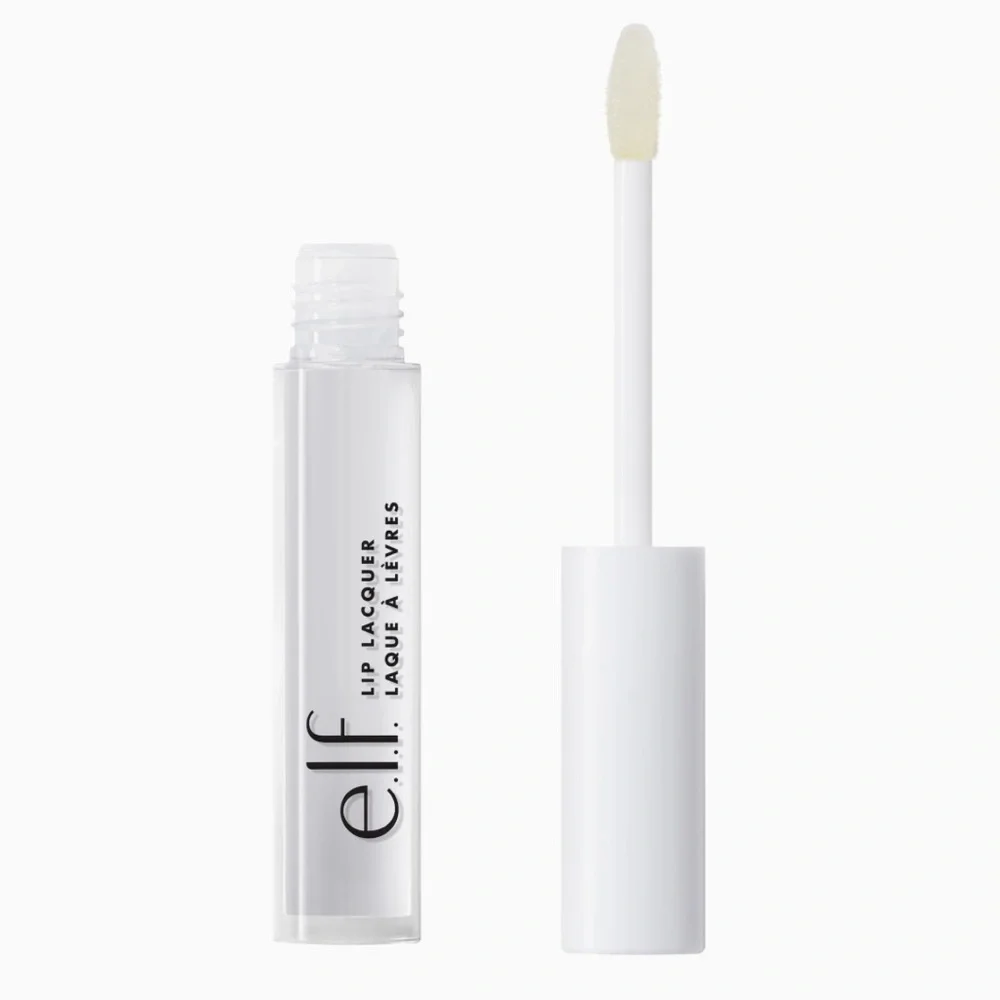 e.l.f. Lip Lacquer Sheer Clear Color, Infused With Vitamins A & E